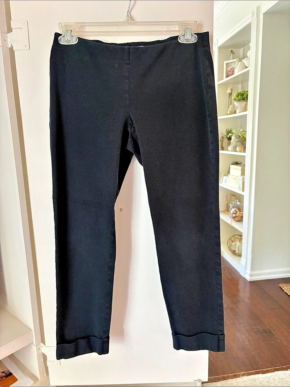 J. Jill Premium Stretch Ankle Pants Black Size 2 Petite